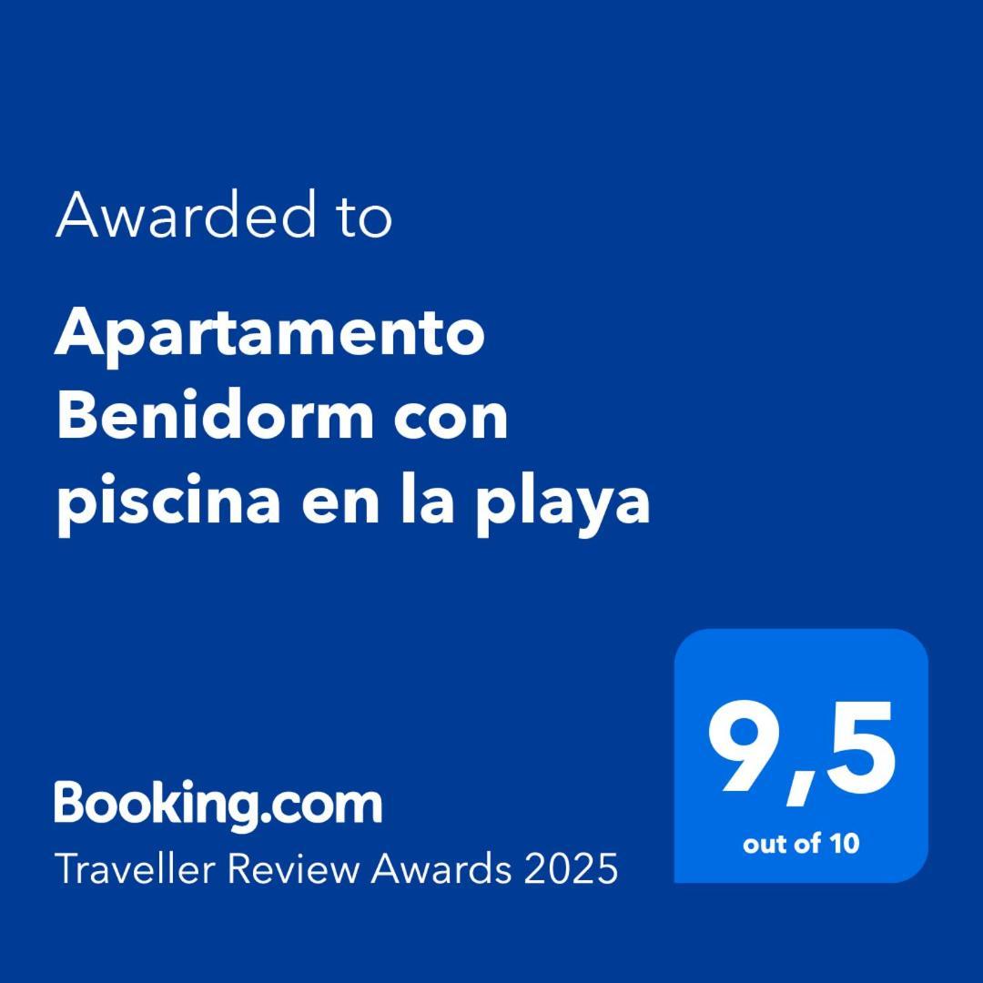 Apartamento Benidorm Con Piscina En La Playa カーラ・デ・フィネストラット エクステリア 写真